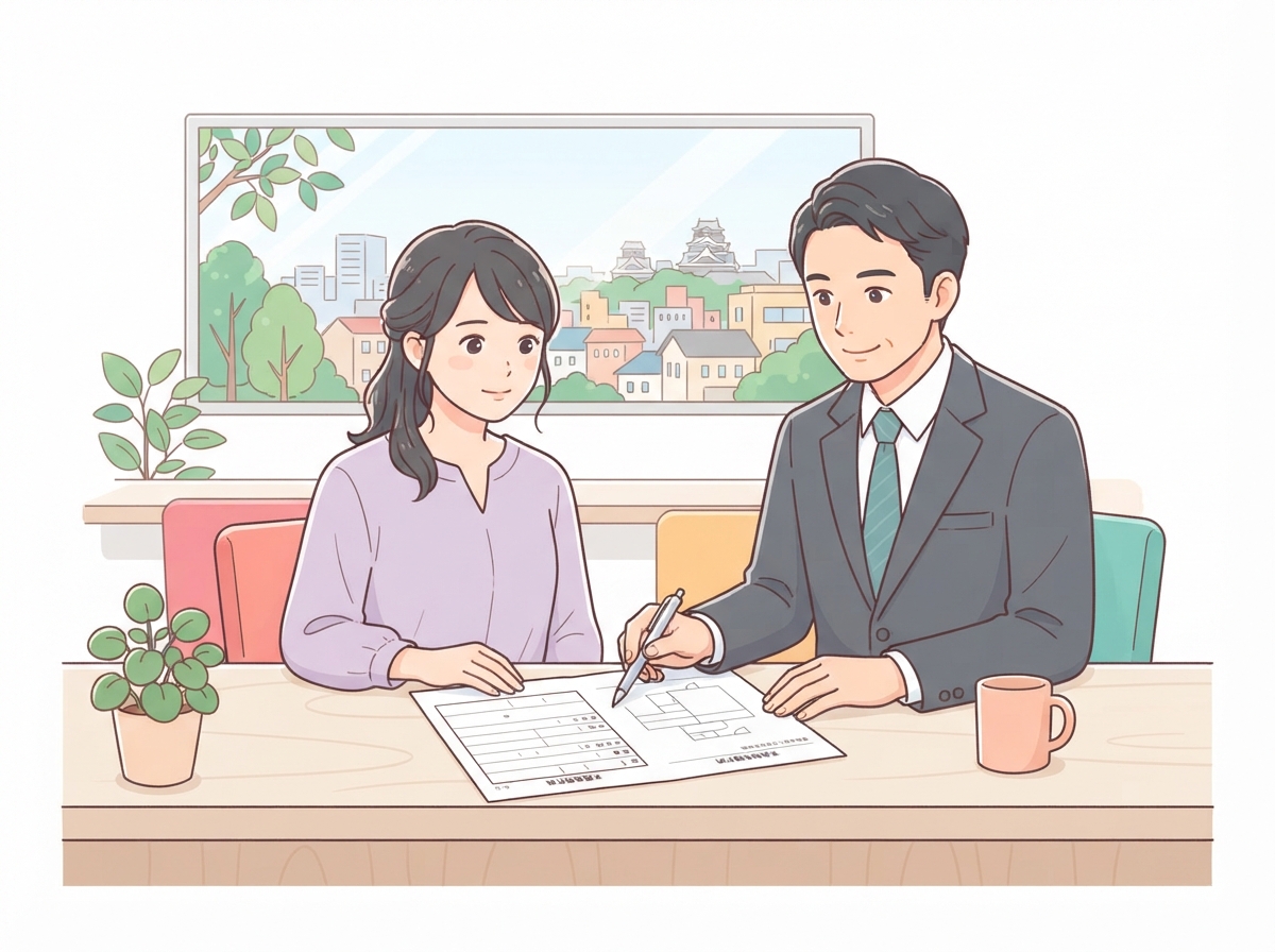 離婚届の書き方のイラスト
